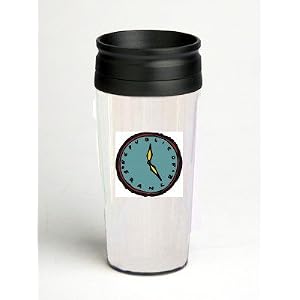 16 oz. Double Wall Insulated Tumbler with Republic of France clock - Paper Insert by SHOPZEUS