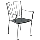 Niagara Dining Arm Chair - Dining Arm Chair - Wrought Iron Patio Furniture