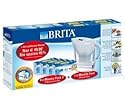 BRITA Set mit 4 Packs von 3 Kartuschen MAXTRA + 1 Tischwasserfilter Marella Cool - JAHRESPAKET