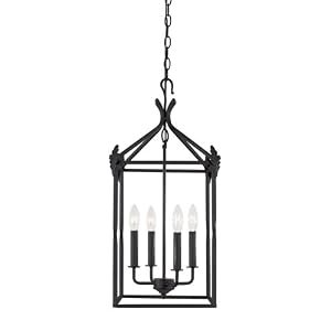World Imports Lighting 61404-42 Hastings 4-Light Lantern, Rust by World Imports