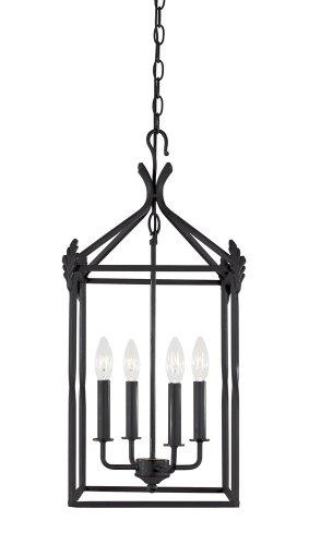 World Imports Lighting 61404-42 Hastings 4-Light Lantern, Rust