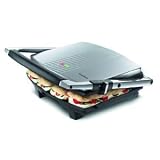 Breville 4 Slice Sandwich Press Stainless Steel (Extra large, Non-Stick and easy clean Plates) - VST026