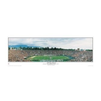 Texas Longhorns 2005 Rose Bowl vs. Mich. 9.5x27 Panoramic Photo