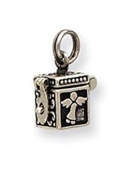 Sterling Silver Angel Prayer Box Charm
