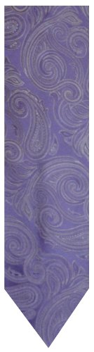 Men's Donald Trump Signature Collection Necktie Neck Tie Silk Purple and Silver