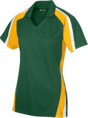 Sport-Tek Women's Tricolor Micropique Sport WickPolo