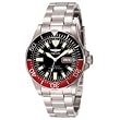INVICTA SAPPHIRE AUTOMATIC DIVER BLACK DIAL BLACK/RED BEZEL 17043
