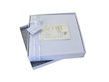 White Cotton Cards Golden Anniversary Photo Album, Medium,