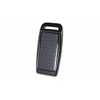 Portable Solar Power USB Battery Charger for MP3 Phone Black