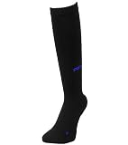 AND1 (アンドワン) High-Supporting Knee Hi Socks (ハイサポーティング・ニー・ハイ・ソックス) 黒/青