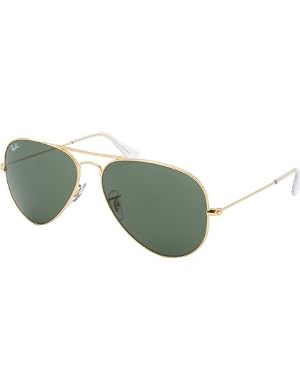 large metal ray ban aviator sunglasses