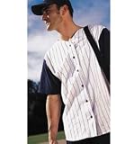 Pinstripe Baseball Jersey