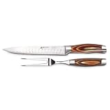 Anolon Brunello 2-Piece Carving Knife and Fork Set