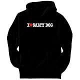 I love Salty Dog Drinks Mens Hoodie (Black, Size Small)