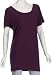 American Apparel Womens Sheer Rib Short Sleeve Tunique