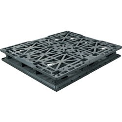 48" x 40" x 5.8" Rackable Plastic Pallet (CPP450) Category: Shipping Pallets