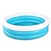 HIWENA Inflatable Kiddie Pool, 5ft Durable Kids Pool, Blue & White Baby Pool
