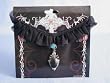 Gothic Costume Stone Choker Black Stone or Clear Stone