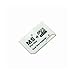 White Dual Slot PSP Memory Stick Pro Duo Adapter