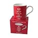 Keep Calm and Carry On Red Mug - in Gift Box
