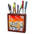 Tile Pen Holder Picturing Picturing Harley-Davidson Motorcycle