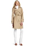 31nI2FjJzWL. SL160  AK Anne Klein Womens Double Breasted Fashion Trench Coat