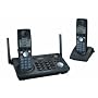 Panasonic KX-TG6702B 2-Line 5.8 GHz FHSS GigaRange Expandable Cordless Phone System with 2 Handsets