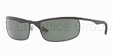 Ray Ban Sunglasses RB3459 006 Matte Black Crystal Green 62mm