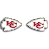 Kansas City Chiefs Stud Earrings - NFL Football Fan Shop Sports Team Merchandise