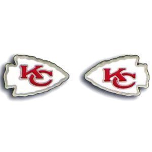 Kansas City Chiefs Stud Earrings - NFL Football Fan Shop Sports Team Merchandise
