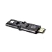 Quirky Split Stick 8 GB Double Sided USB Flash Drive (Black)