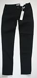 Hang Ten Junior Girl's Women's Skinny Jeans with Lace Sides - Black