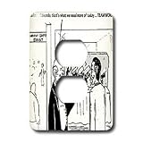 Rich Diesslins Funny General - Editorial Cartoons - Team Work - Light Switch Covers - 2 plug outlet cover