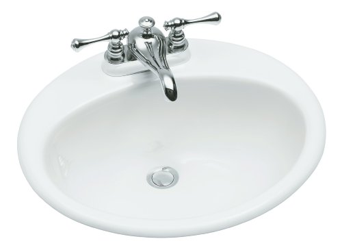 KOHLER K-2905-4-0 Farmington Self-Rimming Lavatory White
