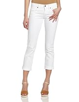 Hot Sale Lucky Brand Women's Sienna Tomboy Crop Jean, Pearl, 30