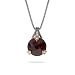 Eve's Addiction Designer Style Ruby CZ Vintage Cut Sterling Silver Pendant