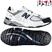 New Balance Men's MR1123 Running Shoe,White/Navy,10 D
