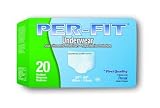 Units Per Case 80 PER-FIT Protective Underwear Medium Green Waist 34-46″ First Quality PF512