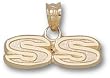 Chevy Ss Logo 1/4" Charm/Pendant -14K/10K, Stainless Steel or Gold Plated