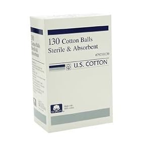 COTTON BALLS STERILE 130/BOX