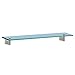 Gatco 4736 Bleu Glass Shelf, Satin Nickel