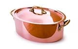Review Mauviel  / Mauviel 1.6mm 3.7 qt. Oval Stockpot with Lid (DI)