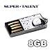 SuperTalent STU8GPCS Pico-C 8 GB USB 2.0 Flash Drive