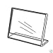 (1-pak) Amazon 11 X 8 1/2 Landscape Sign Holder Brochure Holder