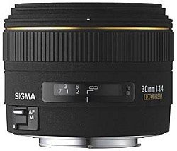 Sigma 30mm f/1.4 EX DC HSM Lens for Canon Digital SLR Cameras Sigma 30mm f/1.4 EX DC HSM Lens for Canon Digital SLR Cameras