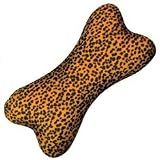 Zanies Leopard Plush Squeaker Toy for Dogs - 8 Inches