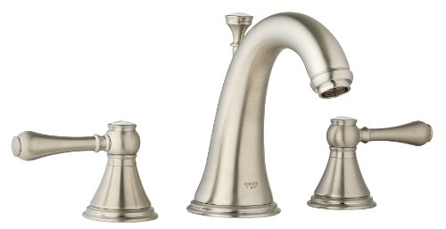 Grohe 20 801 EN0 Geneva Low Spout Wideset Lavatory, Infinity Brushed Nickel Grohe 20 801 EN0 Geneva Low Spout Wideset Lavatory, Infinity Brushed Nickel