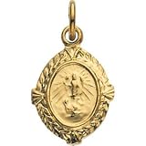 14K Yellow Gold St. Raphael Medal