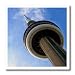 CN Tower Tronto Ontario Canada - 6x6 Iron On Heat Transfer For White Material