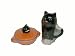 Halloween Ghost or Black Cat Combo: Fill-A-Bowl COV Latte